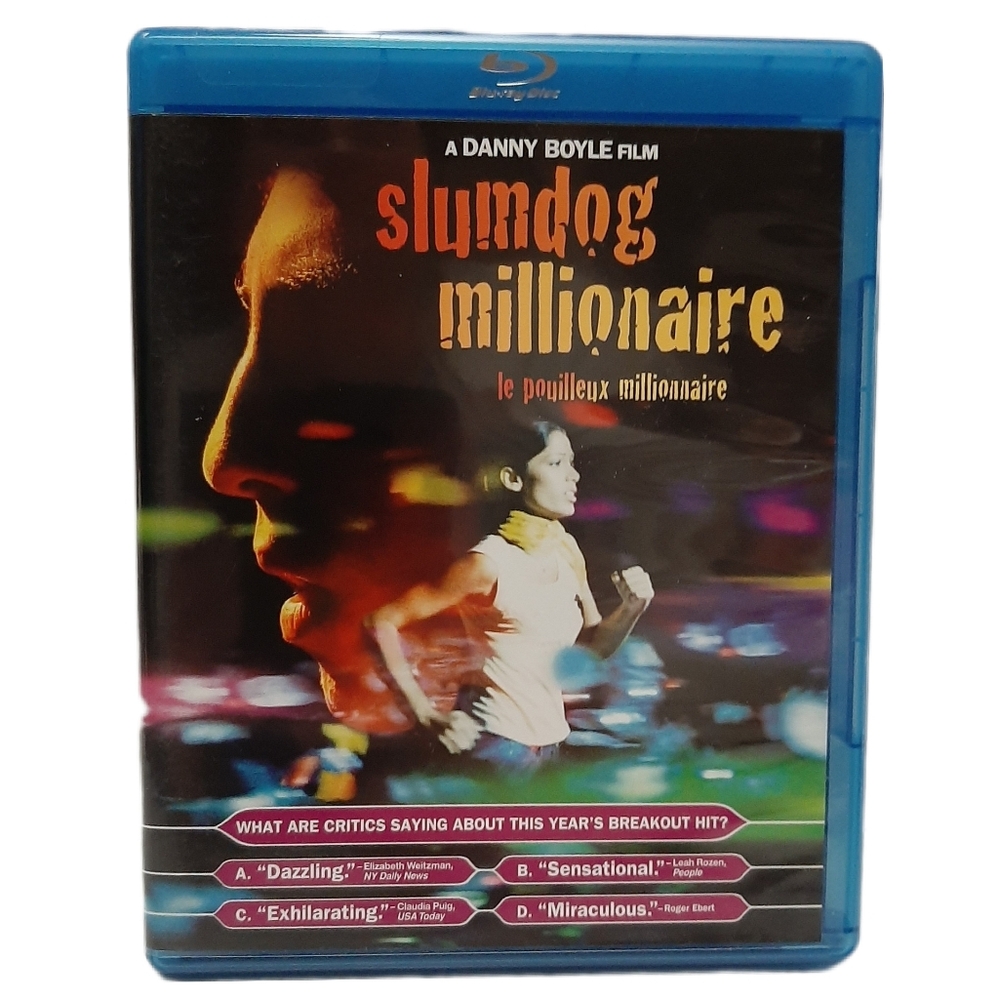 🍒4 for $20🍒 Slumdog Millionaire Bilingual Blu-ray Drama Movie
